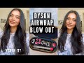 HOW I GET A BLOW OUT WITH MINIMAL HEAT ft. THE DYSON AIRWRAP | NICOLE ELISE