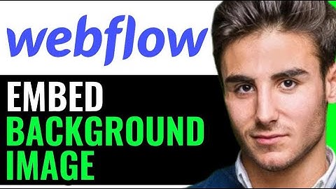 HOW TO EMBED BACKGROUND IMAGE TO WEBFLOW! (EASY TUTORIAL)