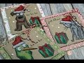Tim Holtz Crazy Animals | Prismacolor Pencils | AmyR 2016 Christmas Card Series #16