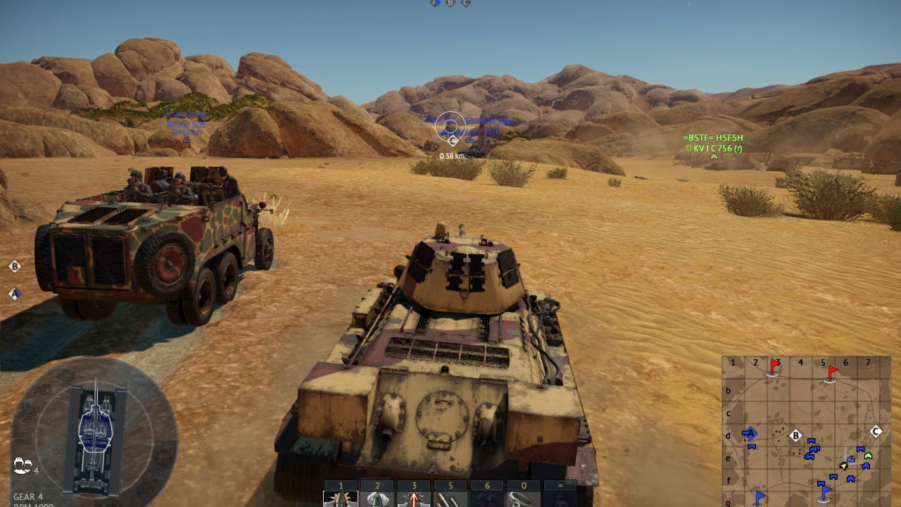 War thunder/ground realistic battle-best hiding spots in sinai map south side