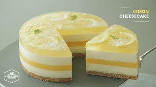 노오븐~ 레몬 치즈케이크 만들기 : NoBake Lemon Cheesecake Recipe | Cooking tree