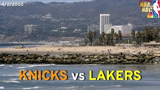 New York Knicks vs Los Angeles Lakers - 4/2/2000