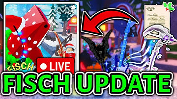 ROBLOX FISCH WISHING FOR RODS UPDATE! (Live Admin Abuse?)