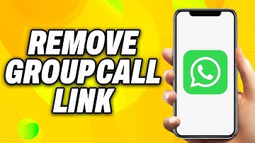 How To Remove WhatsApp Group Call Link (2025) - Quick Fix
