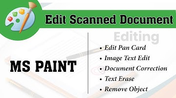 Scan Document Edit in MS Paint