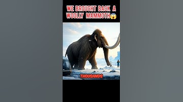 We Revived the Mammoth… But Its Home No Longer Exists! #woollymammoth #shorts