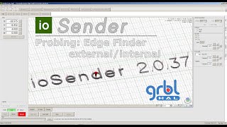 Tutorial: Edge Finder, internal/external with ioSender 2.0.37 and grblHAL