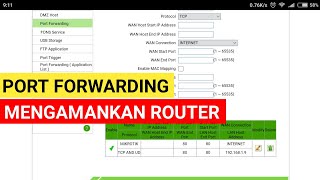 Cara Port Forwarding ZTE F609 |  Cara Mengamankan Router Mikrotik