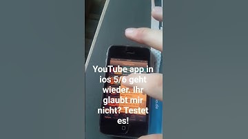 YouTube working in iOS 5/6 in 8.6.2025 at 20:10 no tweak