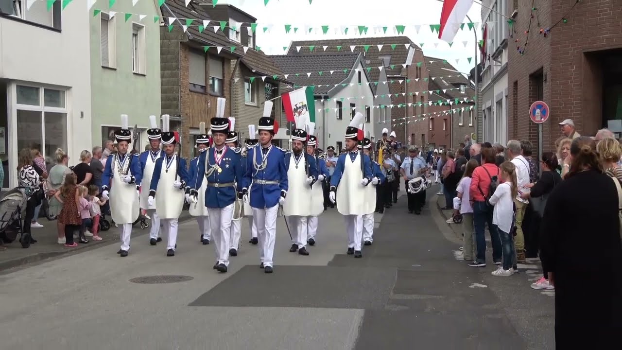 Schützenfest in GV-Gustorf am 26. 09. 2023. Der Nachmittagsumzug