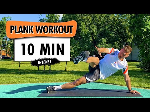 Видео: 10 Min Plank Workout For Football Players | Abs & Core Strength