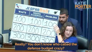 Rep. Porter Plays "JeoparDOD" to Expose Waste at the Pentagon