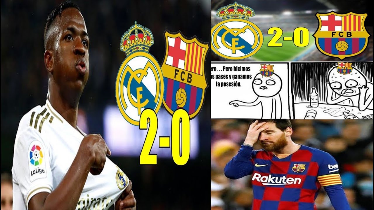 Memes Real Madrid Vs Barcelona 2 0 Gol De Vinicius Y Mariano Messi Desaparece Barcelona Pierde Youtube