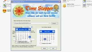 How to use time stopper to stop trial versions screenshot 4