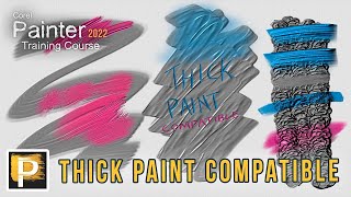 Thick Paint Compatible Brushes - Corel Painter 2022 Tutorial
