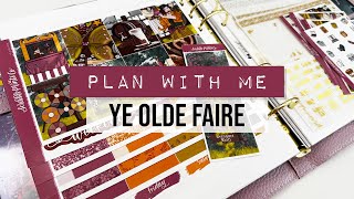 Plan With Me  Ye Olde Faire! (Scribble Prints Co.)