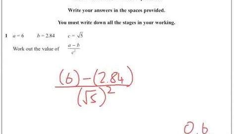 Summer 2017 IGCSE 3HR Q1 Substitution