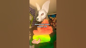 new fursuit in progress 🦊#furry #fursuit #furries #fursuitmaking #shorts #funny