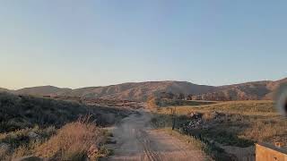 Drive video. North bench sunset in Yucaipa and Oak Glen CA