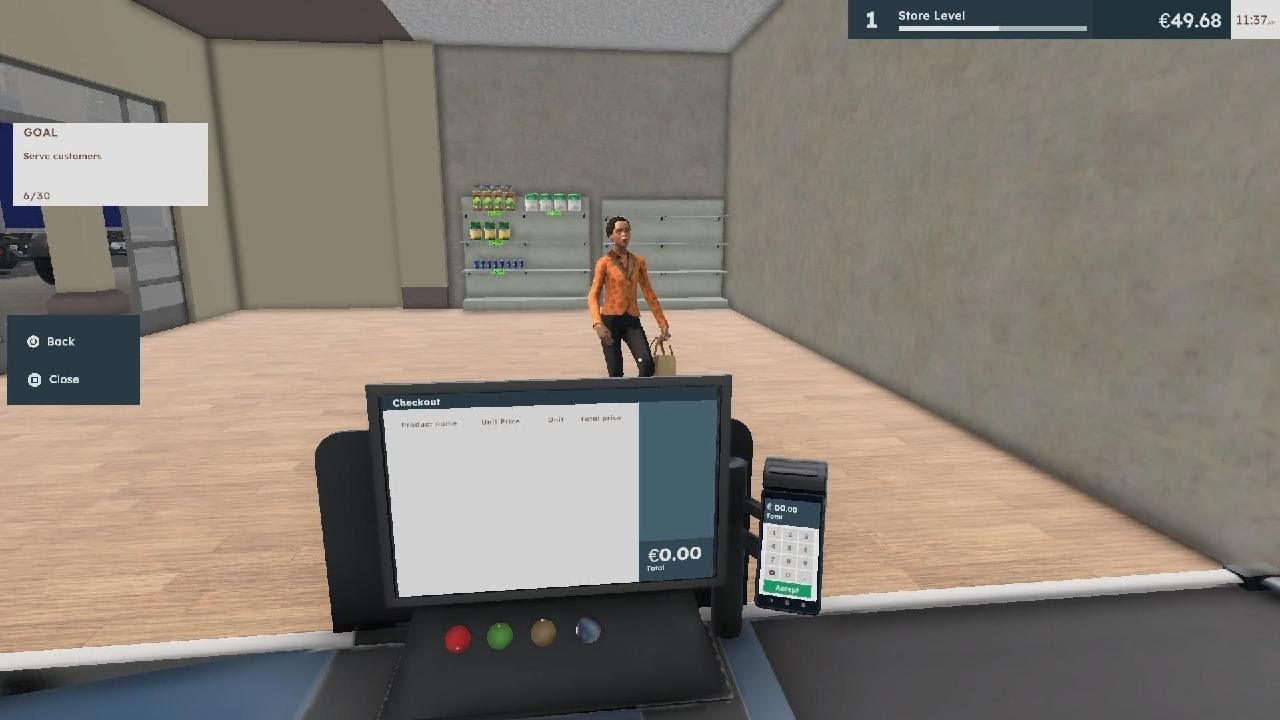 Supermarket Simulator | part 1