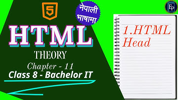 HTML chapter 11 (Theory)  | Master HTML: The Best Course for Web Development in Nepali Language.