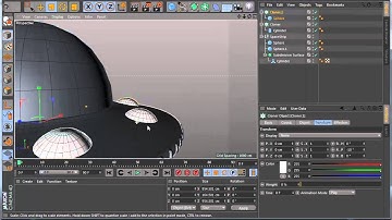 How To Modeling Space Ship Cartoon Style in Cinema4d