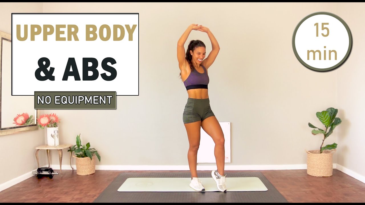 15 min TONED UPPER BODY & ABS WORKOUT | The Modern Fit Girl - YouTube