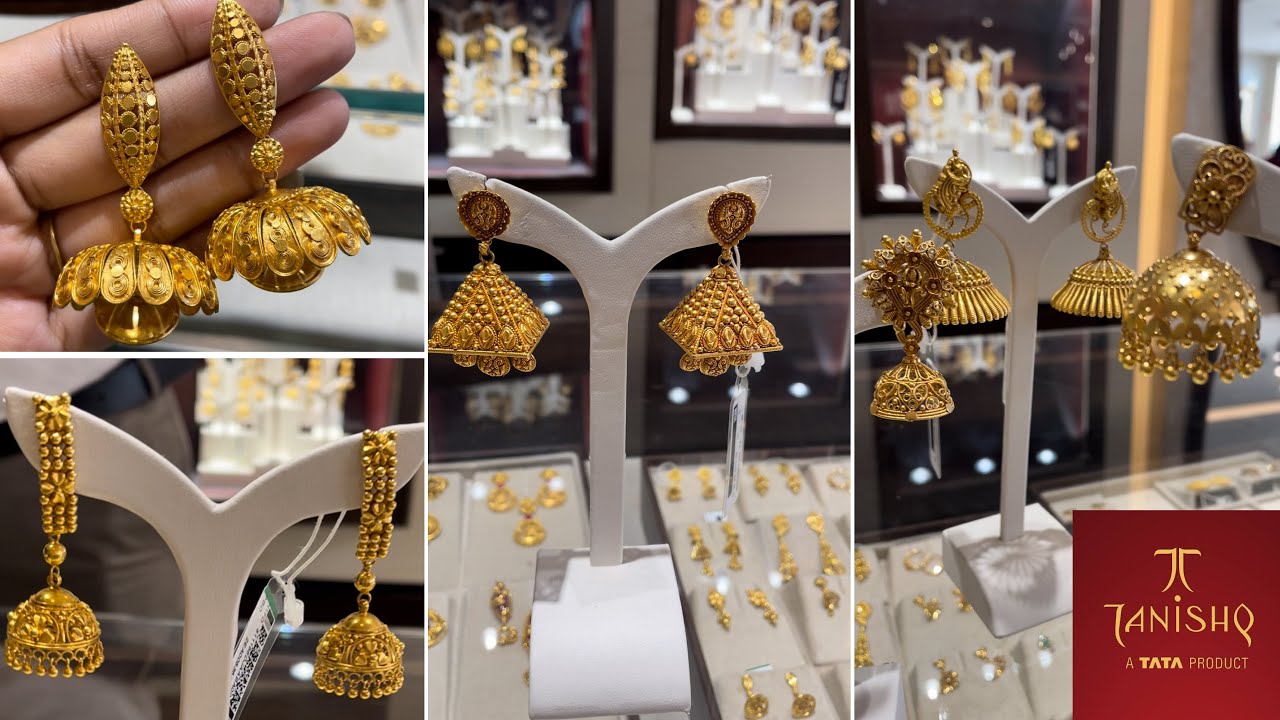Tanishq Gold Earrings