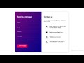 Modern Contact Form Design | HTML &amp; CSS Tutorial