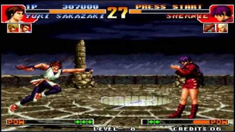 KOF97 _ Yuri vs O.Iori,Orochi Team y Orochi