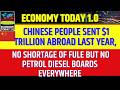 Chinese People Sent $1 Trillion Abroad last Year,No Shortage of Fule but No Petrol Boards everywhere