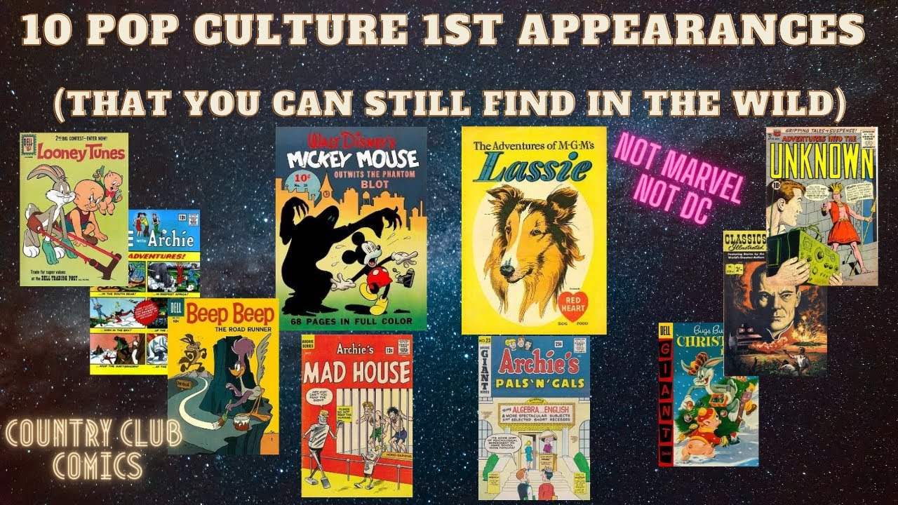 10 1st Appearances of Pop Culture Characters in Comic Books