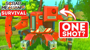 Scrap Mechanic: The EASIEST Video Game Boss I