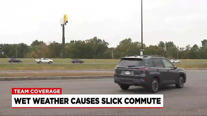 Holiday weekend drivers face slick commute