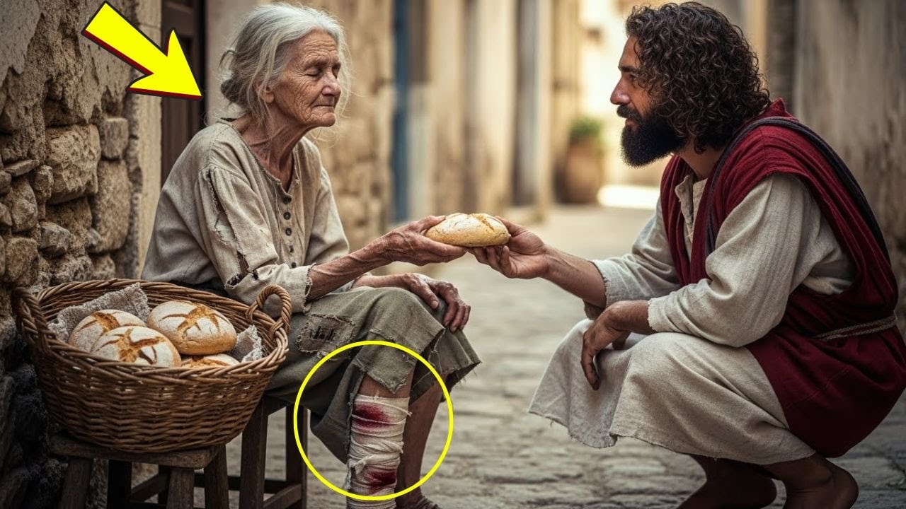 JESUS SALVA a Vendedora Cega Que Doou Seus Últimos Pães — O Final Vai Te Surpreender...