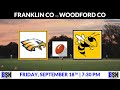 Football: Franklin Co. vs Woodford Co.