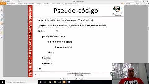 01-Aula de Busca Sequencial com implementação em C
