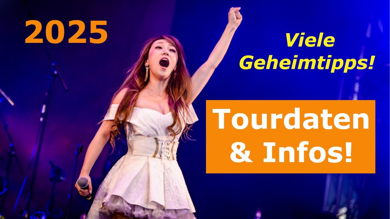 Welche JAPANISCHEN BANDS und Künstler kommen 2025 nach DEUTSCHLAND!?