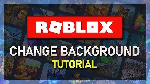 Roblox - How To Change Background & Animated Theme