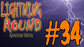 #34 LIGHTNING ROUND  - 21 Question Random Knowledge Trivia Quiz ( ROAD TRIpVIA- Episode 1015 )