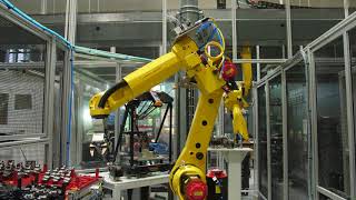 Robotic Tray Stacking & Machine Tending System