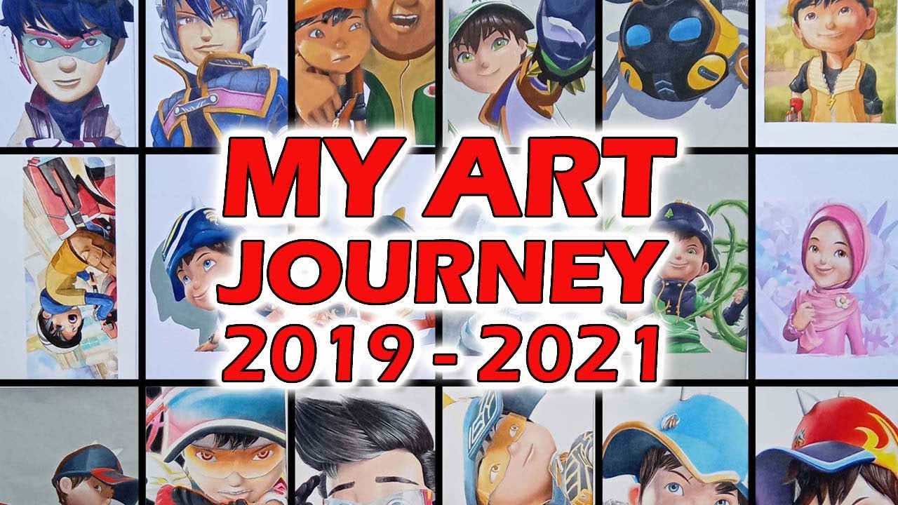 My Art Journey 2019 - 2021 - YouTube