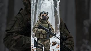 Money Money Dog Going to Military #ai #aivideo #interesting #funny #animals #fypシ