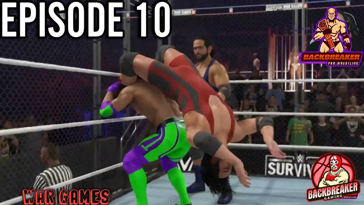 Backbreaker Pro Wrestling Ep 10 - WAR GAMES (WWE 2k25)