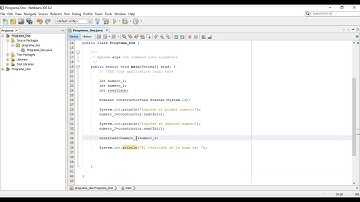 Suma, resta, multiplicación y división en java (Scanner)