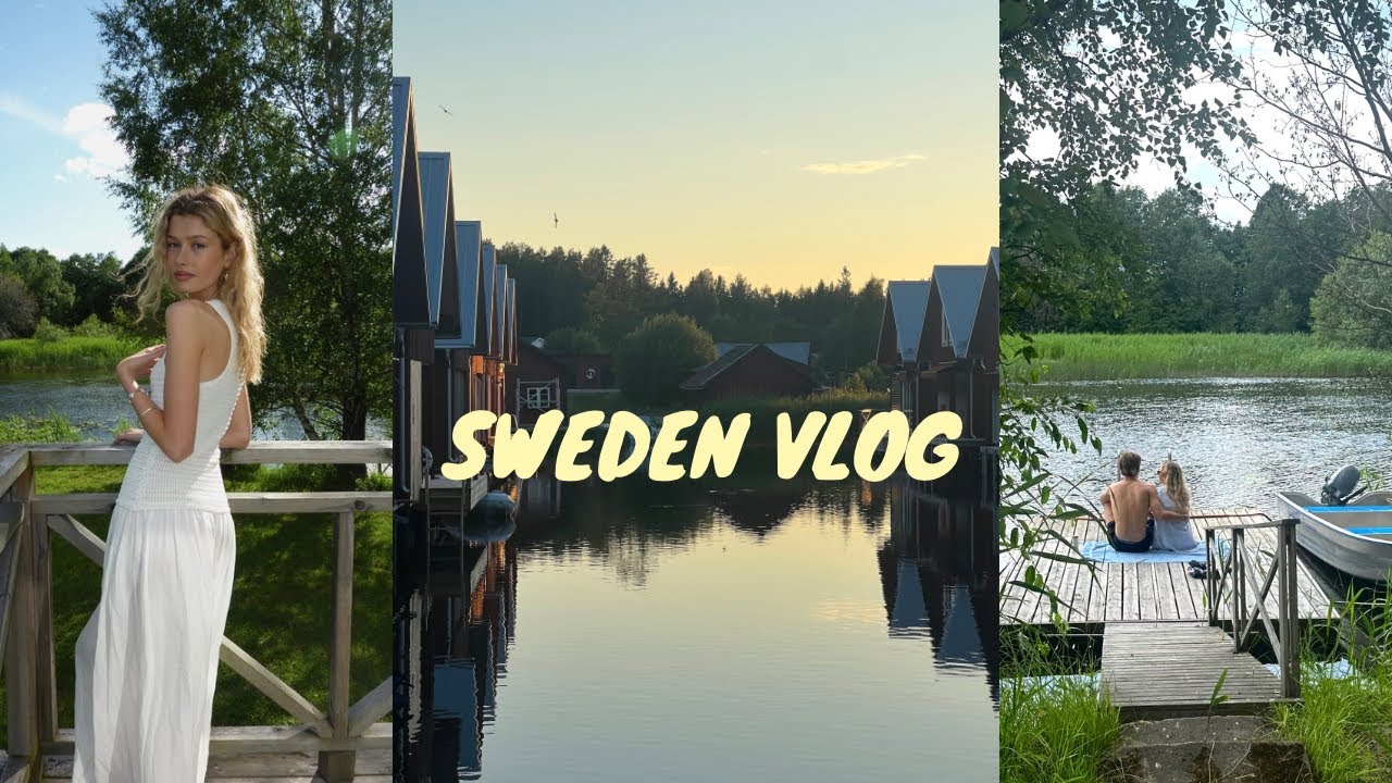 Sweden Vlog | a wholesome week in the Swedish Countryside + a night out
