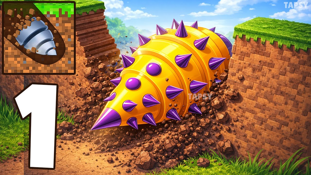 Auto Diggers Gameplay Walkthrough Part 1 – Automatic Digging & Satisfying Progress! (Android,iOS)