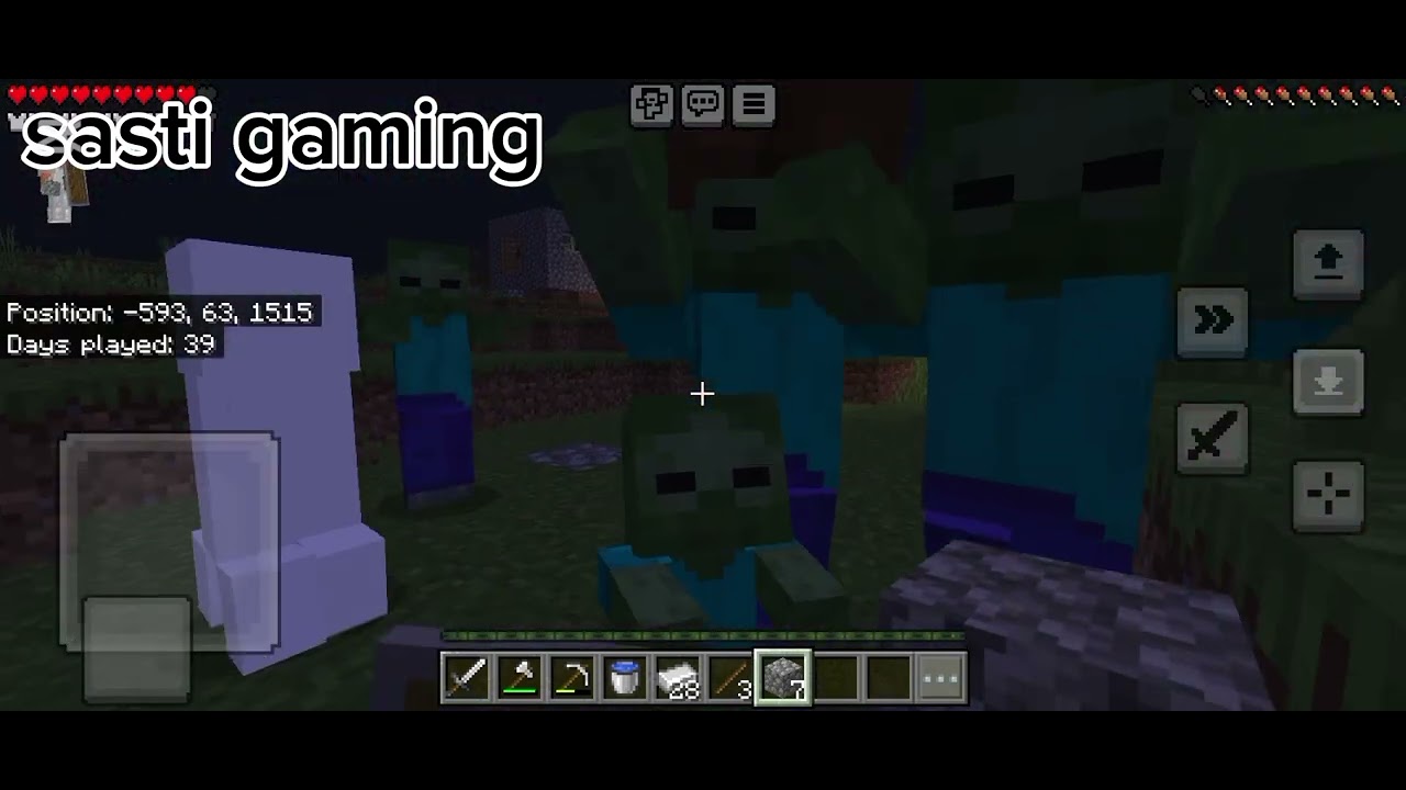 my first video playing minecraft with my friend - YouTube