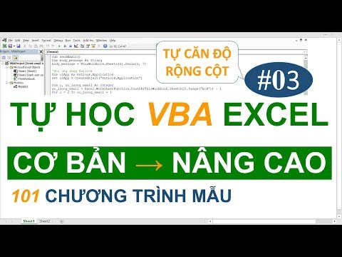 Video Học VBA trong Excel qua 101 chương trình mẫu | #03 Tự... - YouTube