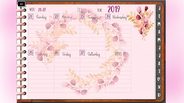 Make a matching weekly and daily spread.